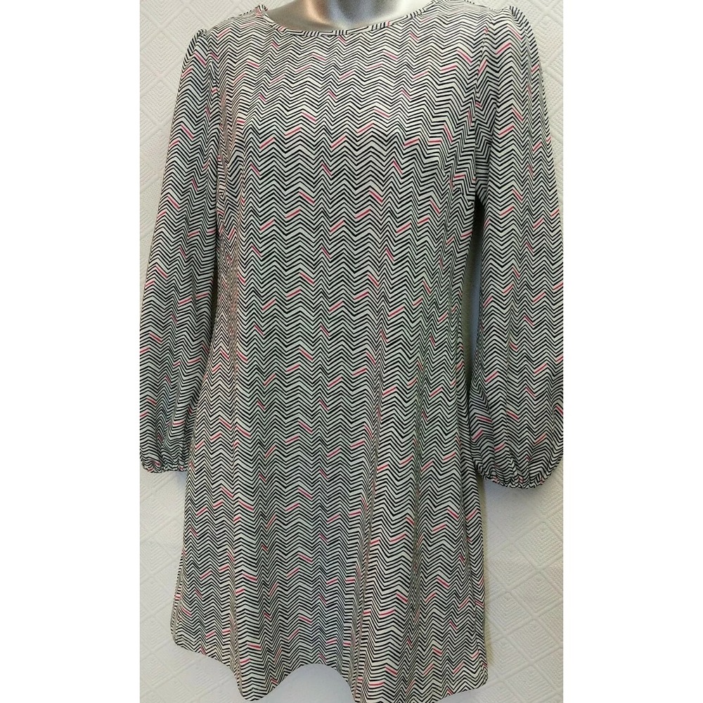 Jude Connelly (XS) Chevron Pattern Shift DRESS $178
